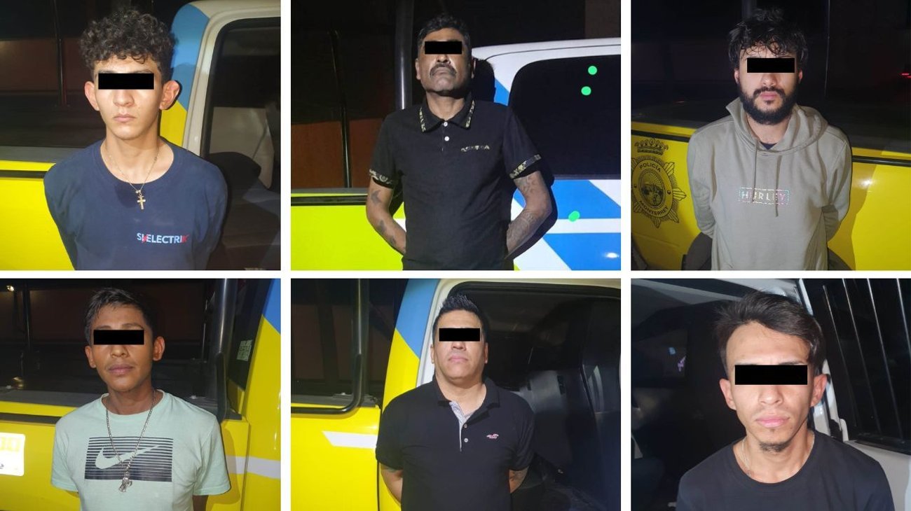 Detienen a 6 hombres con armas de fuegos y drogas en el centro - Centro ...